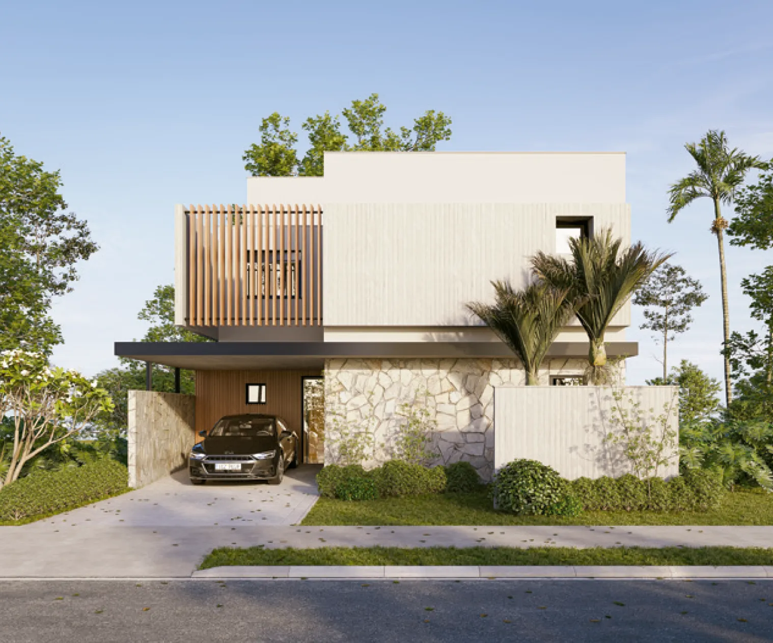 Fachada da Casa Paineira, assinada por Marcos Lula Arquitetura
